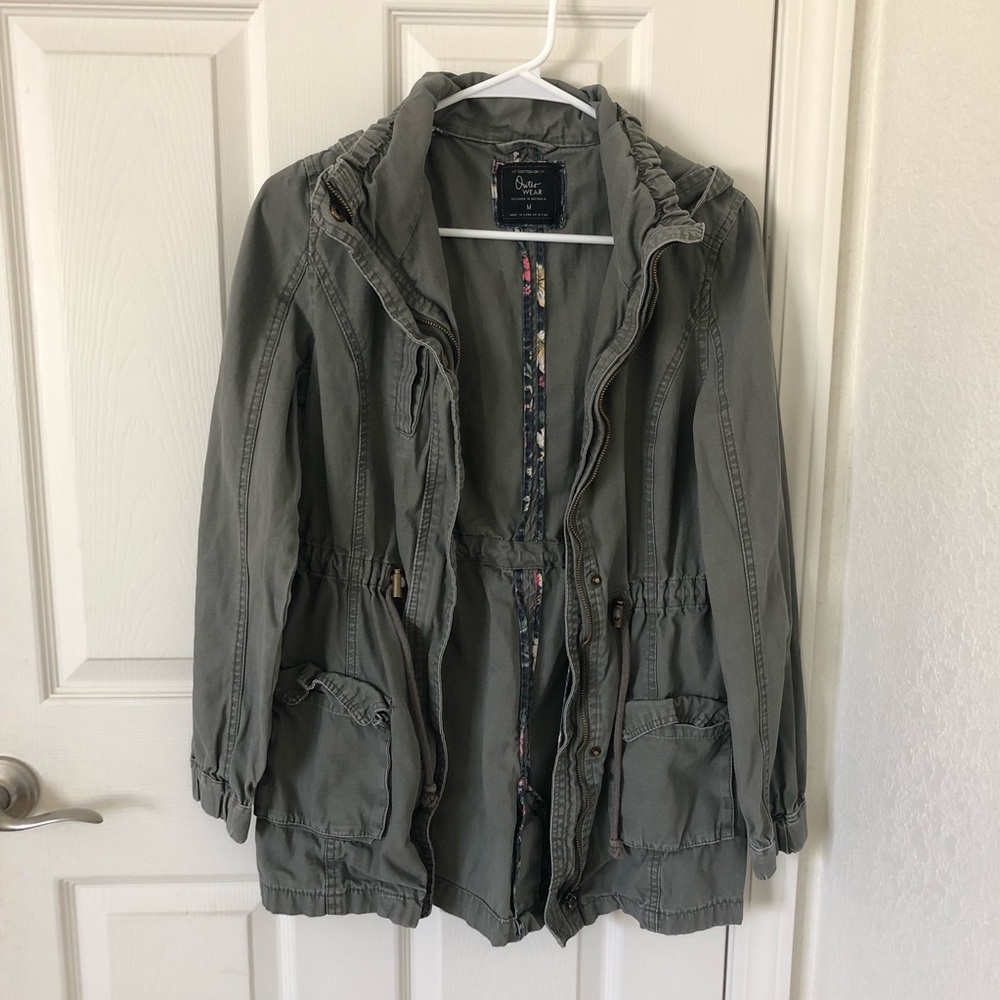 Olive Military Jacket